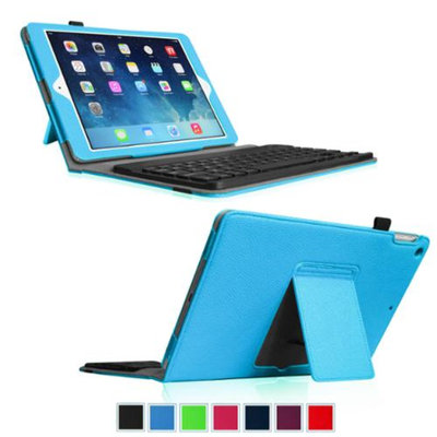 Fintie Ultra Thin Folio Key Removable Bluetooth Keyboard Case Cover for iPad Air 5 (5th Generation), Blue