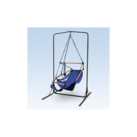 South Mission Black Arch Hammock Chair Stand