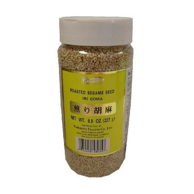 Shirakiku Sesame Seed Toasted White, 8.0-Ounce Bottles (Pack of 6)