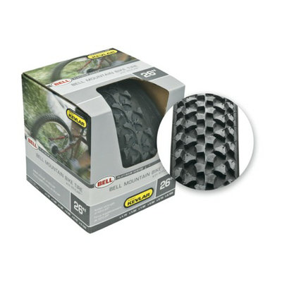 Bell Sports Bell Mountain Bike Tire with Kevlar Layer - Black (26