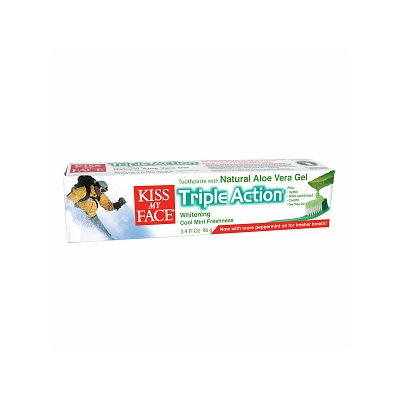 Kiss My Face Aloe Vera Triple Action Toothpaste Gel