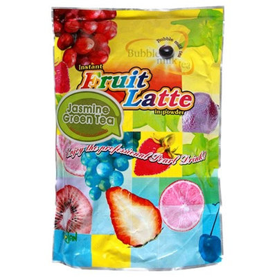 Trojan Tea Trojan Instant Fruit Latte Bubble Tea Milk Powder, Jasmine Green Tea, 2.2-Pound Bags (Pack of 2)