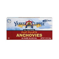 Yankee Clipper Anchovies,, Flat, 2-Ounce (Pack of 12)