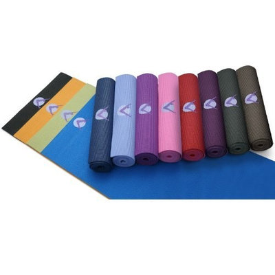 Aurorae Premium Classic Yoga, Fitness, Exercise, Pilates Mats; 1/4