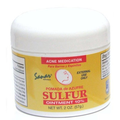 Sanar Naturals Sulfur Ointment - Pomada De Azufre - Acne Medicine