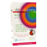 VoloVitamins Kids Multivitamin Stick Packs, Mixed Berry, 30 ea