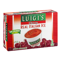 Luigi's Real Italian Ice Cups Cherry - 6 CT