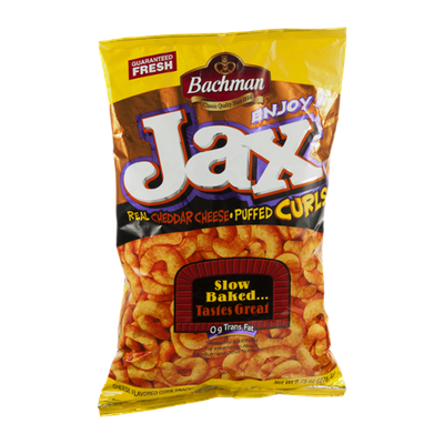 Bachman Jax Real Cheddar Cheese Puffed Curls