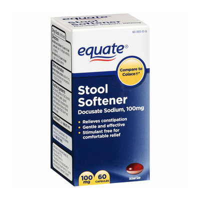 Equate Stool Softener 100mg Capsules