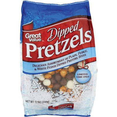 Great Value Dipped Assorted Pretzels 12oz