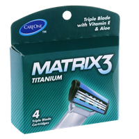 CareOne Matrix3 Triple Titanium Blade with Vitamin E and Aloe