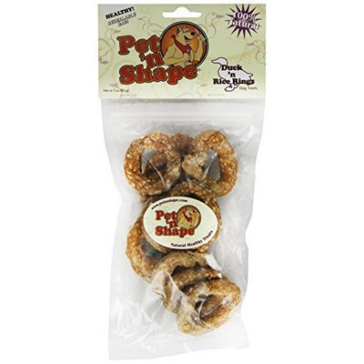 Pet N' Shape Pet 'n Shape Duck 'n Rice Rings, 3 Ounce
