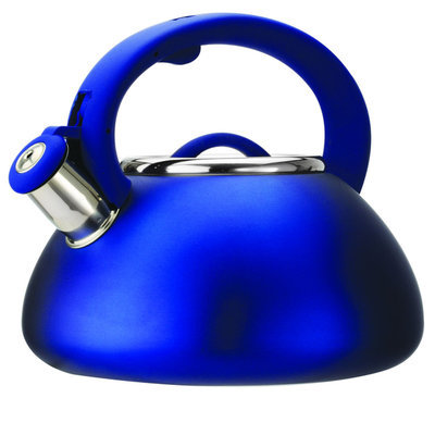 Epoca Avalon 2.5qt Whistling Kettle - Matte Blue