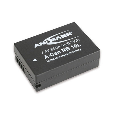 Ansmann 1400-0024 Ansmann 1400-0024 7.4 Volt A-Can NB10L 850mAh Lithium Replacement Battery for Cano