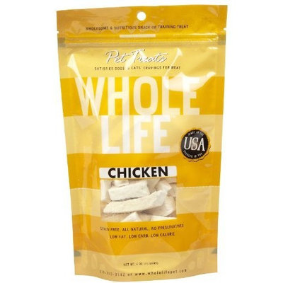 Whole Life Pet Products Whole Life Pet Single Ingredient USA Freeze Dried Chicken Breast Treats Value Pack for Dogs and Cats, 21-Ounce