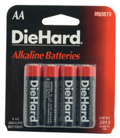 Eveready Battery Company DieHard AA Alkaline Batteries, 8pk - EVEREADY BATTERY COMPANY