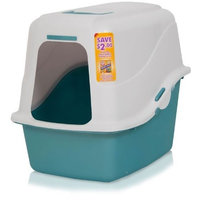 Doskocil Manufacturing Arm Hammer Hooded Pan System Jumbo Pearl White/Pearl Ash Blue