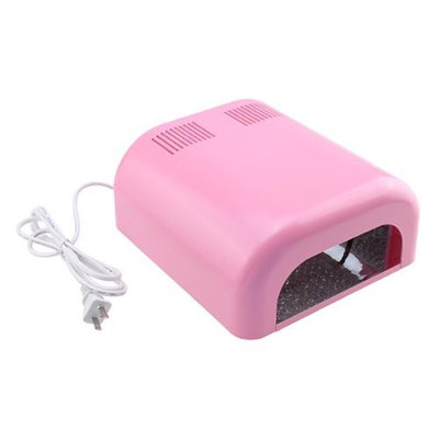 Brainydeal 12 Watt Led UV Nail Acrylic Gel Curing Light (Pink)