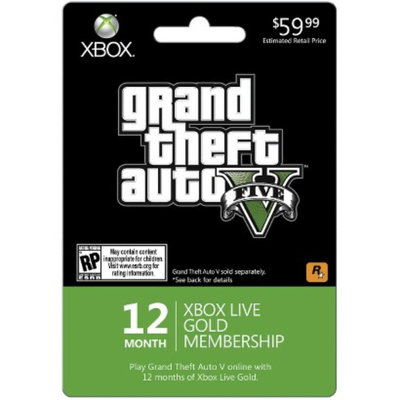 Microsoft Grand Theft Auto 5 12 Month Subscription $59.99