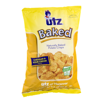 Utz Naturaly Baked Potato Crisps Cheddar & Sour Cream