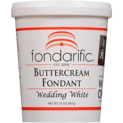 Fondarific Wedding White Buttercream Fondant, 32 oz
