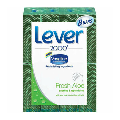 Lever 2000 Fresh Aloe Deodorant Soap 8 Ct