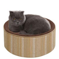 JLA Pets Soft Touch Kitty Kup with ShowOff Jacquard Exterior - 16 inches