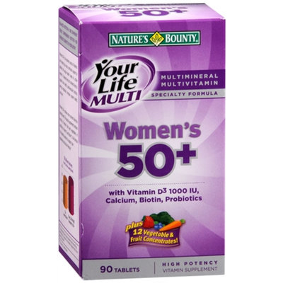 Nature's Bounty Your Life Multi Women's 45+ Multivitamin/Multimineral Specialty Formula Tablets