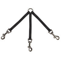 Petedge US9141 24 30 Zack and Zoey 3-Way Coupler 24 In Jet Black
