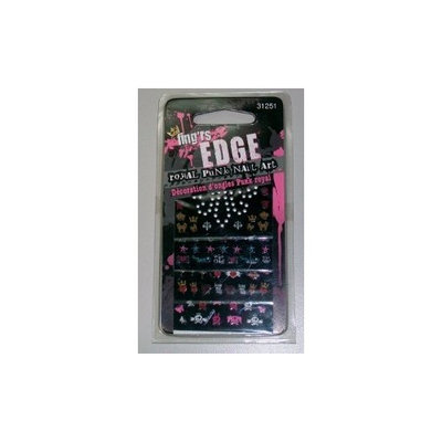 Pacific World Fing'rs Edge Decals, Royal Punk Nail Art, 4 ct.