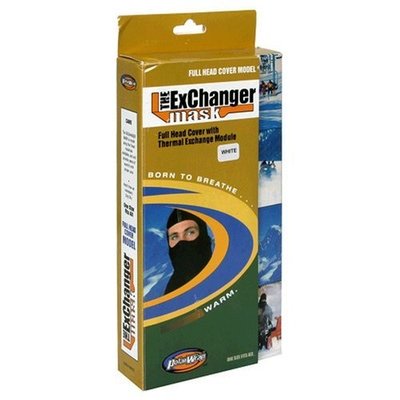Polarwrap The Exchanger Mask, White, One Size Fits All, 1 Mask