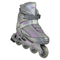 American Athletic Shoe Co Girls' Roces Adjustable Inline Skates - Silver/ Purple (Medium)