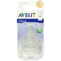 Philips Avent BPA Free Classic Fast Flow Nipple, 2 Count