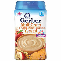 Gerber Multigrain & Apple Sweet Potato Baby Cereal