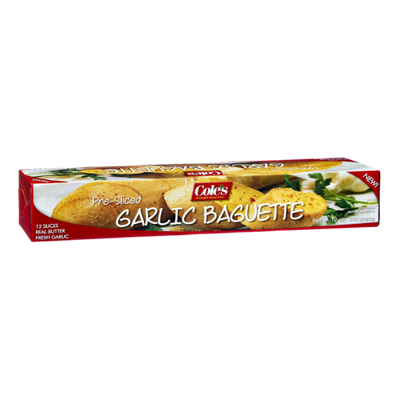 Cole's Pre-Sliced Garlic Baguette