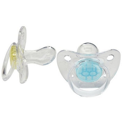 Born Free BornFree BPA-Free Clear Pacifier - Stage 2 (Pack of 2)