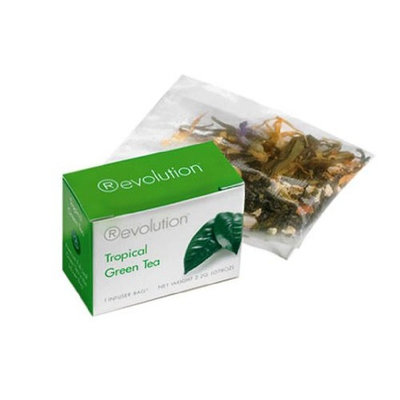 Revolution Tea Revolution Tropical Green Tea, 30-Count Tea Bags