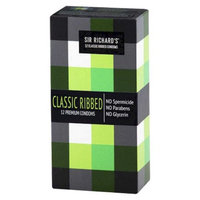 Sir Richard's Classic Ribbed Condoms - 12 Count