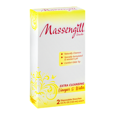 Massengill Extra Cleansing Disposable Douches Vinegar & Water - 2 PK