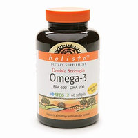 Holista Omega-3 Double Strength EPA 400 DHA 200 Dietary Supplement Softgels
