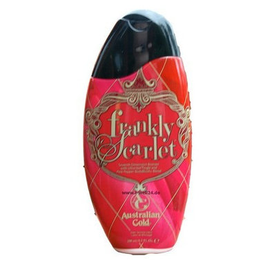 Australian Gold Frankly Scarlet Tanning Lotion Seventh Dimension Bronzer with Ultra Hot Tingle and Pink Pepper BodyBlush Blend 8.5 oz