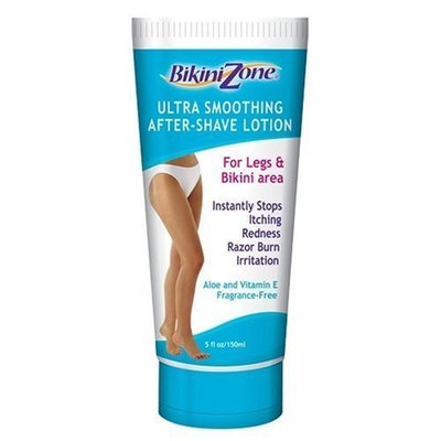Bikini Zone For Legs Ultra-Soothing After Shave Lotion, Aloe & Vitamin E, 5-Ounces (Pack of 3)