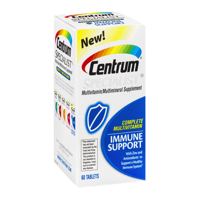 Centrum Specialist Multivitamin/Multimineral Supplement Immune Support Tablets - 60 CT