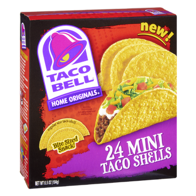 Taco Bell Home Originals Mini Taco Shells - 24 CT