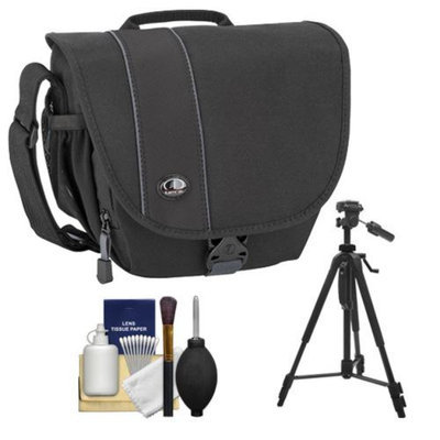 Tamrac 3446 Rally 6 Digital SLR Camera Case (Black) with Deluxe Photo/Video Tripod + Accessory Kit
