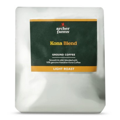 Archer Farms Kona Blend Light Roast Ground Coffee 20 oz