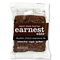 Earnest Eats 100% All-Natural Wheat-Free & Vegan Chewy Baked Energy Bars with Whole Nuts, Fruits, Seeds and Grains - Double Choco Espresso , 1.8 Oz. Bars,(Pack of 12)