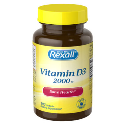 Rexall Vitamin D3 2000 iu - Tablets, 100 ct