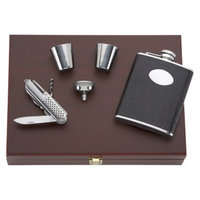 Gorham That's Entertainment 5-piece Flask Set