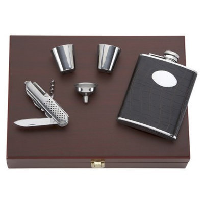 Gorham That's Entertainment 5-piece Flask Set